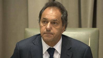 Scioli pidi� un �ba�o de humildad