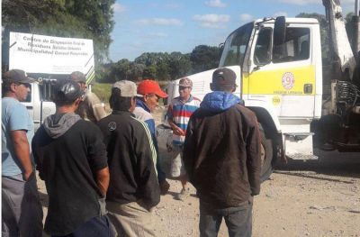 Recicladores paralizaron el acceso al predio de disposici�n final