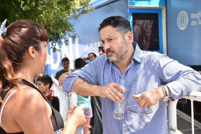 Men�ndez: �En Merlo le damos de comer a 60 mil personas�