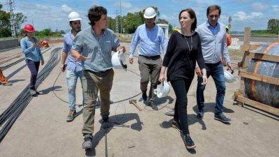 Mar�a Eugenia Vidal inaugurar� el jueves una obra clave para evitar las inundaciones en La Plata