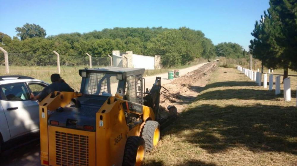 Se trabaja en agua, cloacas y luz para el barrio nuevo