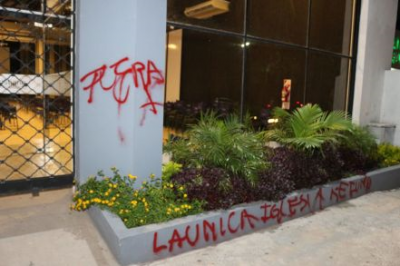 ACIERA repudio violento ataque a un templo evang�lico chaque�o