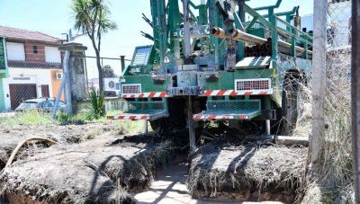 Una nueva perforaci�n que ayudar� a mejorar el fluido de agua en el Distrito