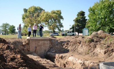 Avance de la obra de ampliaci�n de la planta depuradora