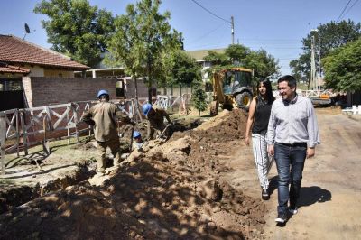 Nardini: �Sabemos que m�s cloacas trae m�s salud�