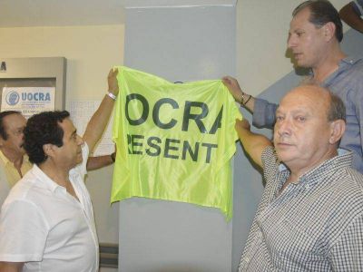 Emotivo homenaje en la UOCRA a Jorge “Carozo” Trujillo a un año de su fallecimiento