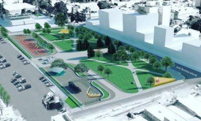 Arranc� la obra que transformar� la plaza de Caseros