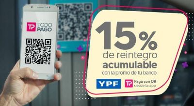 Crece la demanda del consumidor por abonar el combustible con c�digo QR