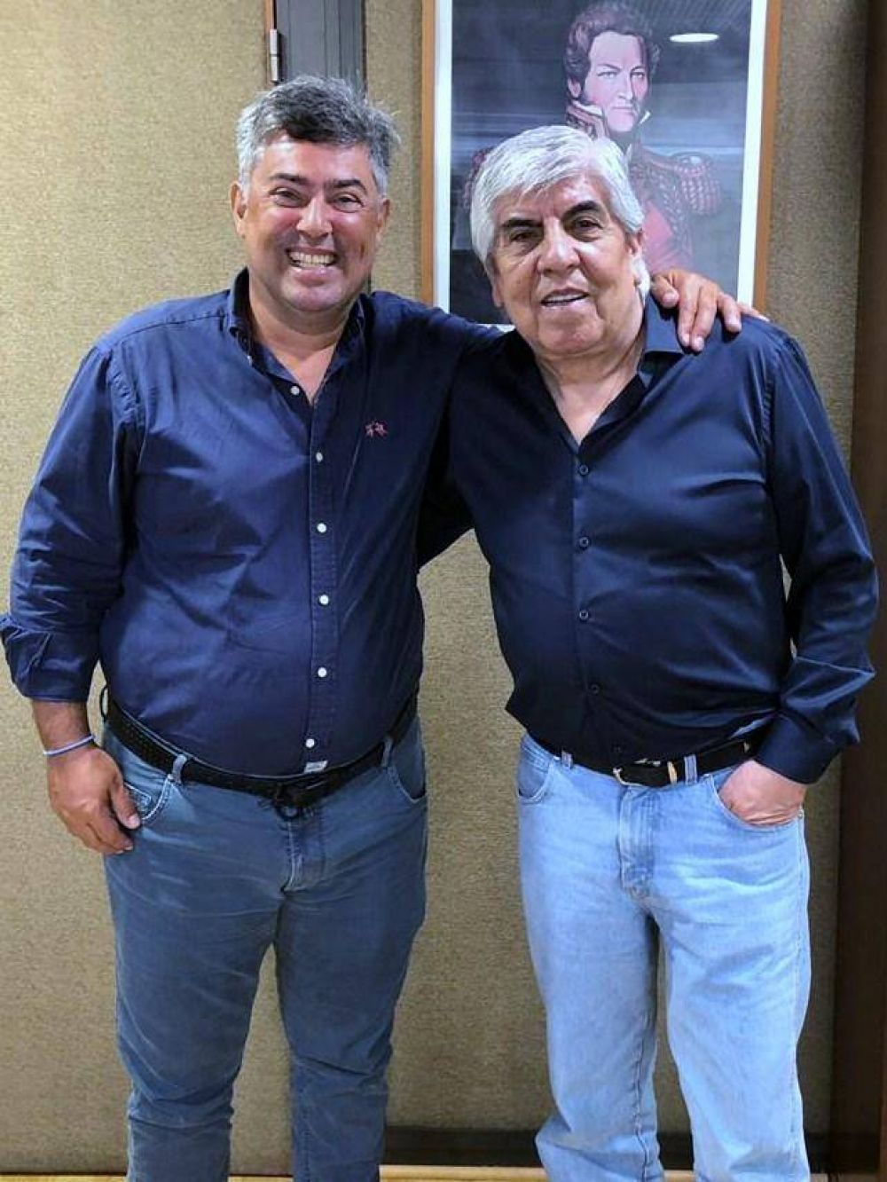 Di Giuseppe se reuni con Moyano y anunci su proyecto de crear un camping municipal en el predio del Rojo en la Ribera