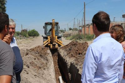 Contin�an avanzando las obras en Pedro Luro