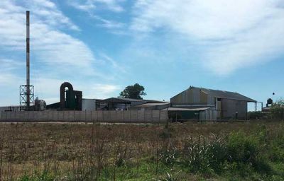 Se produjo un incendio de residuos industriales en Pelco