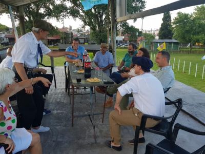Roberto Gaudio recorre Quilmes para construir un plan de gobierno