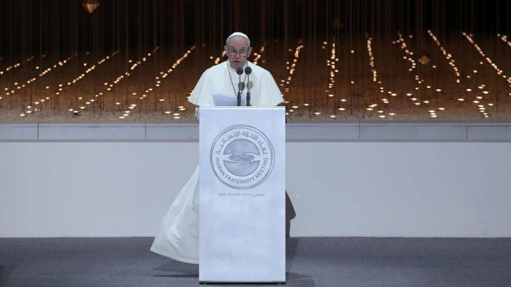 El Papa a los l�deres religiosos: �O construimos el futuro juntos o no habr� futuro�
