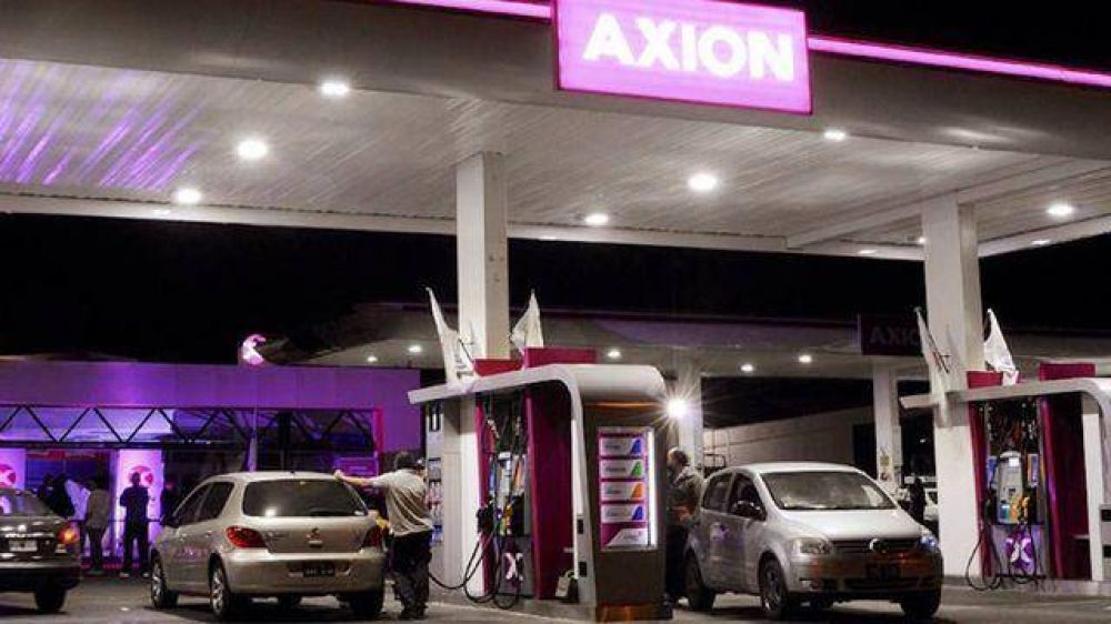 Axion subi los precios de sus naftas un 1,6% en todo el pas