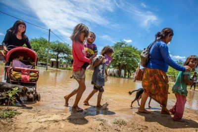 Inauguraciones y reproches: las inundaciones tambi�n se cuelan en la pelea electoral