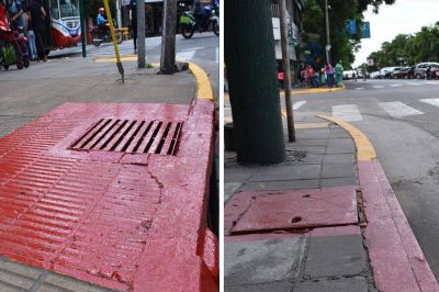 Se�alizaci�n de cordones y sumideros