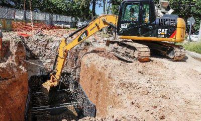 Arranc� la tercera etapa de la obra de la Cuenca French - Azcu�naga