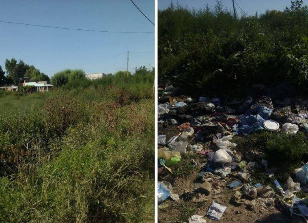 Tierra y basura: Una preocupacin cotidiana en La Franja