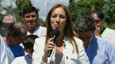 Mientras se prepara para una campa�a cortaa, Mar�a Eugenia Vidal espera recibir $20.000 millones del gobierno nacional