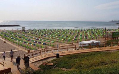 Por la playa p�blica de Necochea, la Provincia lidera el ranking de accesibilidad en el pa�s 