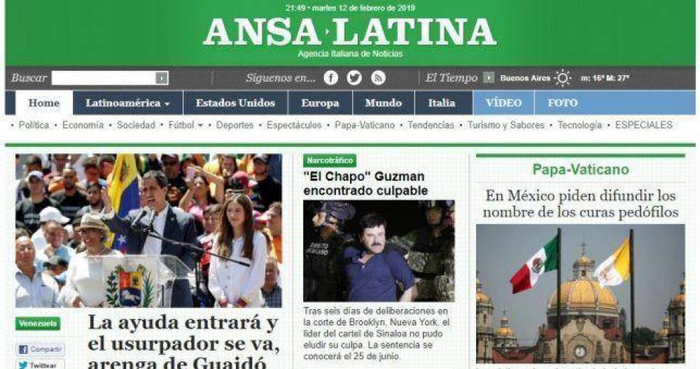 La agencia de noticias italiana ANSA despidi ms de la mitad de su redaccin en Argentina