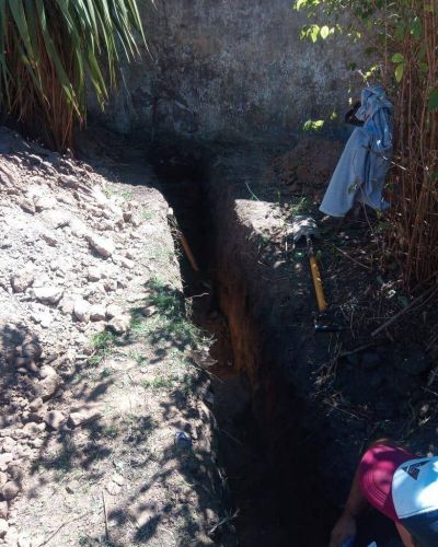 Inician la obra de cloacas necesaria para rehabilitar los calabozos