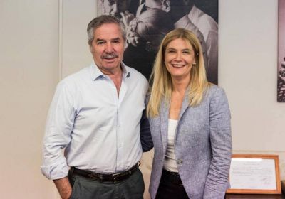 Sol� junto a Magario apunt� contra Vidal poniendo el foco en el conflicto docente