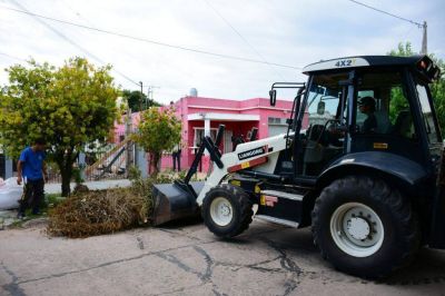 OPERATIVO LIMPIEZA EN MERLO NORTE