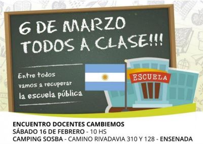 En Ensenada, Cambiemos se une para la embestida contra los gremios docentes