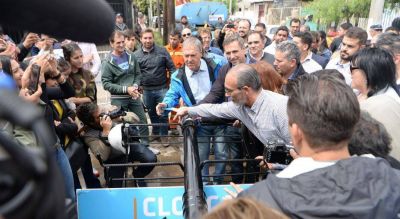 Las primeras 100 cloacas de Villa El Libertador