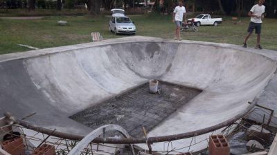 Recta final para la inauguraci�n del bowl de skate en Villa del Deportista