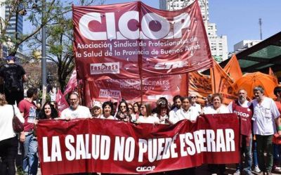 M�dicos y profesionales de la salud le reclaman a Vidal un �mecanismo autom�tico de actualizaci�n salarial� 
