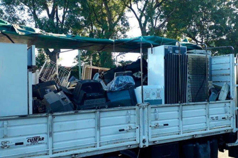 Residuos electrónicos: Entre Ríos envió casi 10 toneladas en el primer envío del 2019