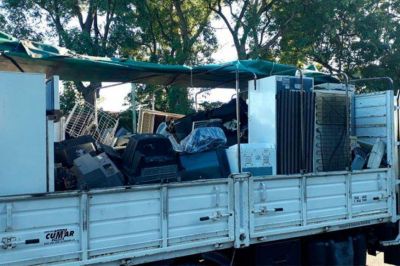 Residuos electr�nicos: Entre R�os envi� casi 10 toneladas en el primer env�o del 2019