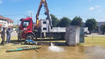 Mejoras en el pozo de agua de Avenida 59 y 32
