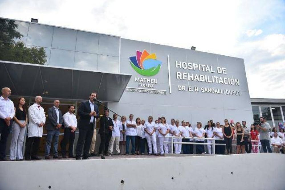 Sujarchuk inaugur el Polo Sanitario de Matheu, el centro de salud ms grande del distrito