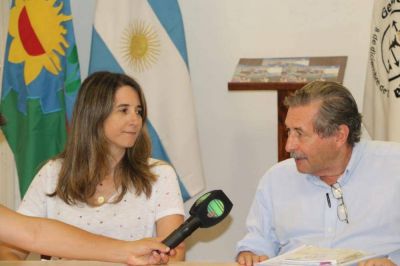 La Senadora Provincial Flavia Delmonte visit� Madariaga