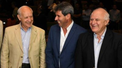 Lavagna, U�ac y Lifschitz dieron se�ales de unidad en la Fiesta del Sol en San Juan