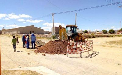 Iniciaron la ampliaci�n de la red cloacal en Abra Pampa