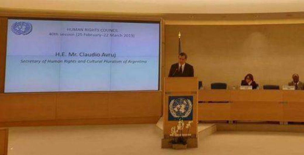 Claudio Avruj en Naciones Unidas: Frente a la xenofobia, el antisemitismo y la islamofobia que avanza en el mundo, Argentina es un modelo donde el mundo puede inspirarse