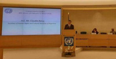Claudio Avruj en Naciones Unidas: “Frente a la xenofobia, el antisemitismo y la islamofobia que avanza en el mundo, Argentina es un modelo donde el mundo puede inspirarse”