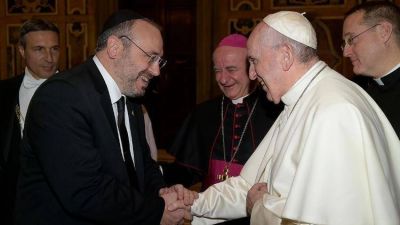 El doctor Fishel Szlajen es el primer rabino en ser nombrado por el Papa Francisco miembro titular de la Pontificia Academia para la Vida
