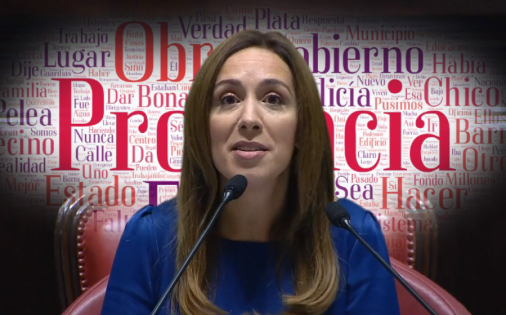 La lupa sobre el discurso de Vidal: 7.300 palabras para fidelizar el voto de Cambiemos
