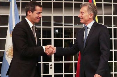 Guaid� se reuni� con Macri y agradeci� su apoyo