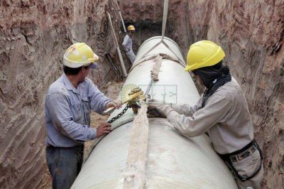 Suspensiones para la obra del acueducto