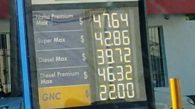 El aumento en combustibles ya se aplica en surtidores de todas las petroleras que operan en la provincia