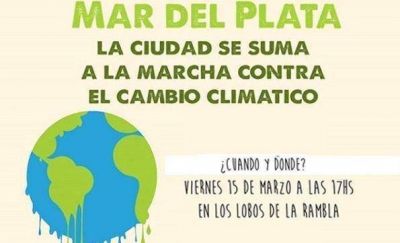 Mar del Plata se moviliza contra el cambio clim�tico