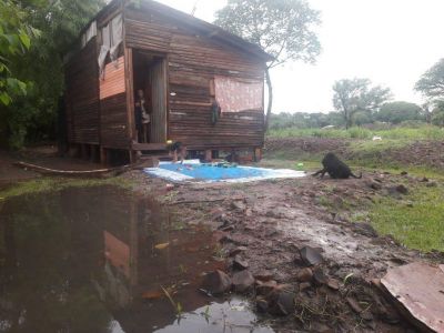 Posadas: volvieron a inundarse lo vecinos de la chacra 247 que residen a la vera del arroyo �La Chancha�