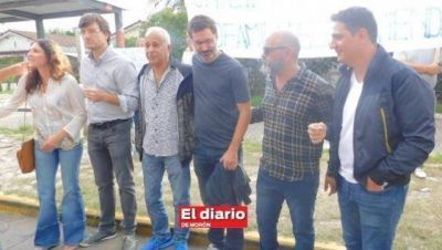 Mor�n: una protesta uni� a los principales referentes del peronismo contra Tagliafierro
