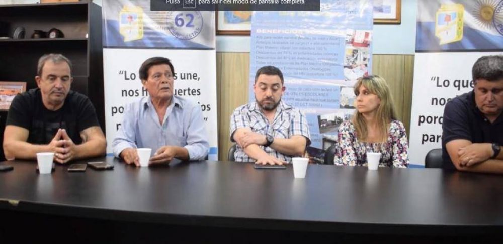 Las 62 Organizaciones Regionales de la CGT apoyan la candidatura de Mayra Mendoza en Quilmes